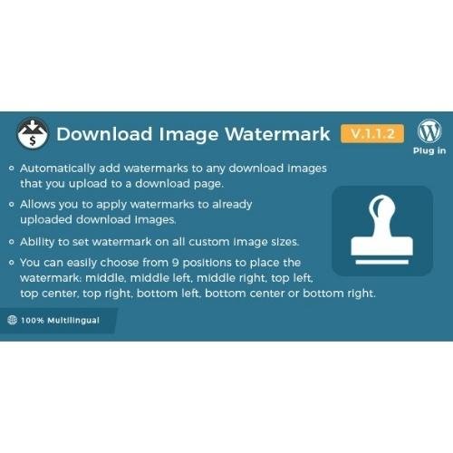 Easy Digital Downloads - Download Image Watermark