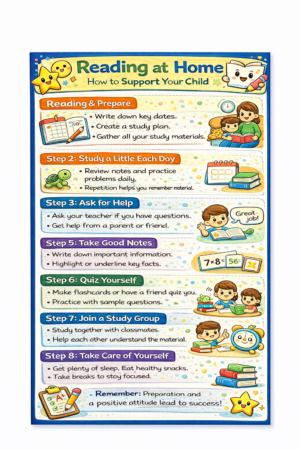 Reading at Home Support Chart