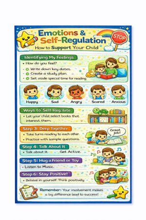 Emotions & Self-Regulation Anchor Chart